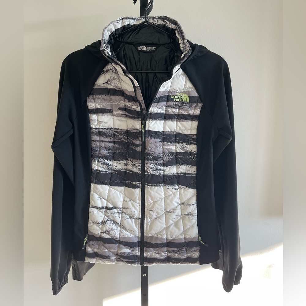 The North Face Light Jacket Black White XS S
